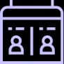 Digital and in-person events icon
