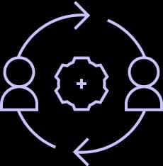 Strategy meets execution icon