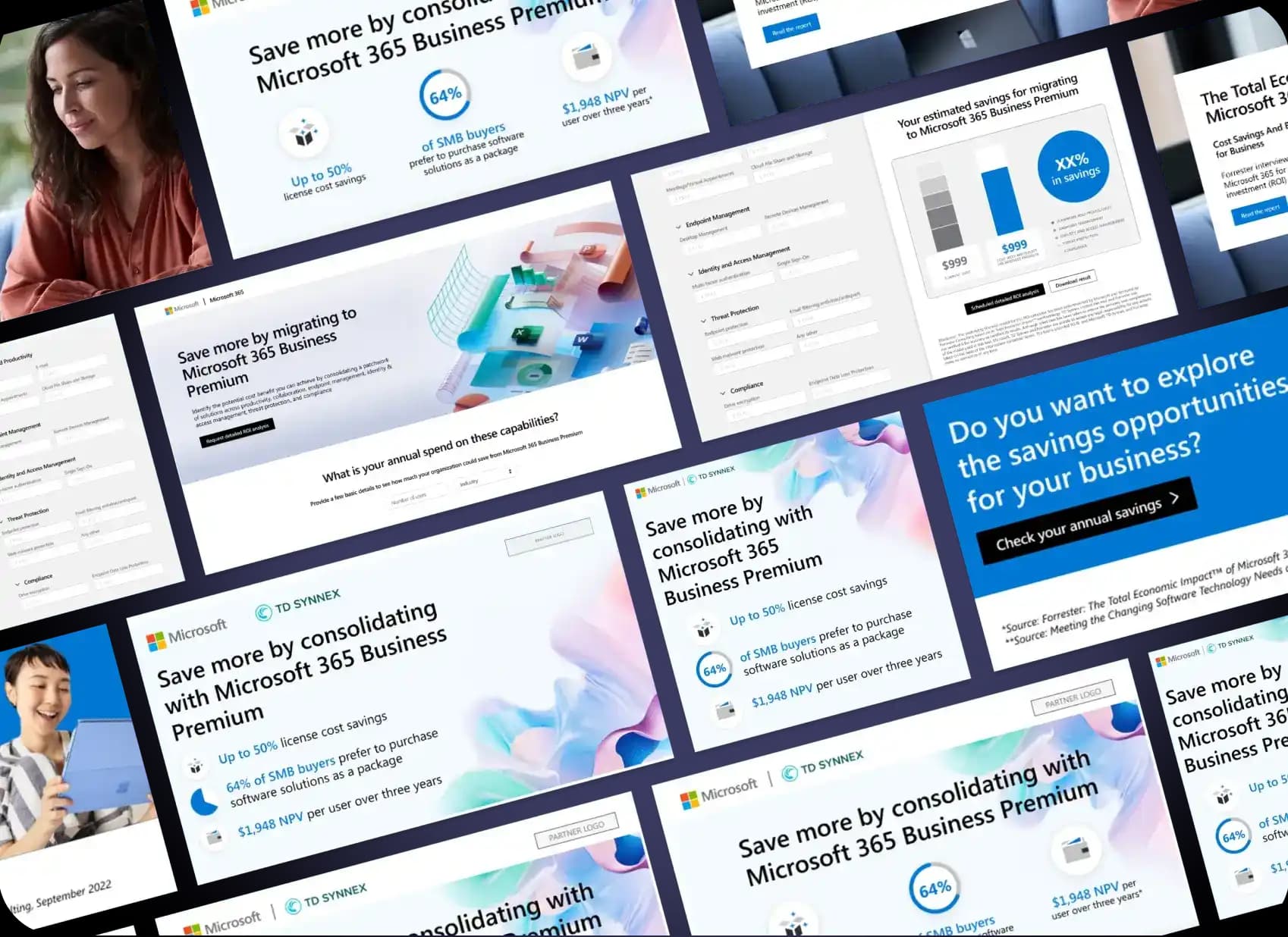 Digital cost savings calculator